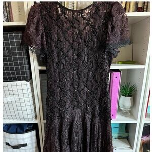 Vintage 80's or 90's goth formal/cocktail dress.